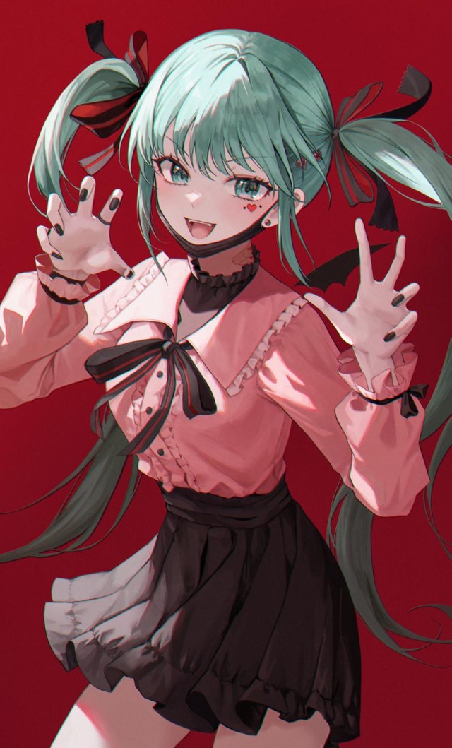 【二次】ツインテール女子画像　その５４